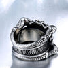 Sharp Claws Stainless Steel Skull Ring