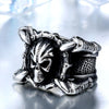 Sharp Claws Stainless Steel Skull Ring