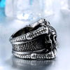 Sharp Claws Stainless Steel Skull Ring