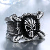 Sharp Claws Stainless Steel Skull Ring