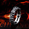 Unique Thin Skull Stainless Steel Ring