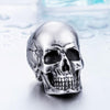 Stainless Steel Punk Skull Biker Necklace