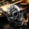 Punk Style Skull Stainless Steel Biker Ring