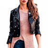 Black leather jacket