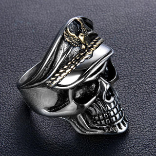 Skull Officer Ring - designfullprint