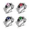 Skull Engagement Crystal Ring