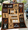 Hunting I Can Do All Things Through Christ Sherpa Blanket