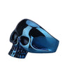 Blue Skull Ring - designfullprint