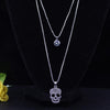 Skull Skeleton Pendant  Necklace