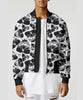 Unisex Couple 3D Skull Gothic Bomber Jacket 002 - designfullprint