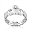 Claddagh Stainless Steel Skull Rings