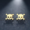 Stainless Steel Skull Stud Earring