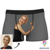 Custom Sexy Boxer Shorts With Girlfriend Hug Custom Lover Face A Gift For My Boyfriend Personalized Men Boxer Briefs NHD