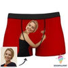 Custom Sexy Boxer Shorts With Girlfriend Hug Custom Lover Face A Gift For My Boyfriend Personalized Men Boxer Briefs NHD