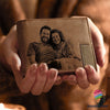 Men's Personalized Photo Engraved Wallet for Men Custom Photo Unique Gift For Men Personalized Name Men Wallet NHD