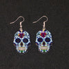 Sugary-Sweet Whimsical Skull Earrings