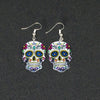 Sugary-Sweet Whimsical Skull Earrings