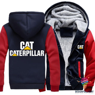 Superwarm Caterpillar Jackets Zip Up Hoodie LN Gifts For Cat Lovers