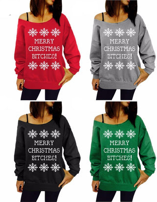 Merry Christmas Bitches Sweatshirt - designfullprint