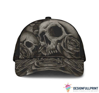 Skull Gift Tattoo Skull And Rose Cap HG