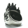 Punk Rock Hot Flame Skull Ring