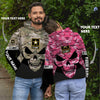 Skull Gift Gift For Army Personalized Camo Couple Skull Couple Sweater Hoodies