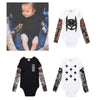 Infant Long Sleeve Cotton Tattoo Jumpsuit - designfullprint
