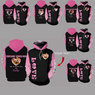 Gift For Dog Mom Mother Day Gift Corgi German Shepherd Rottweilier Doberman Yorkshire Terrier Pitbull Mom Personalized US Unisex Size Hoodie
