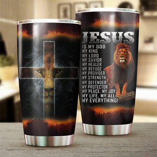 Gift For Christian Jesus is My God Tumbler