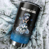 Skull Gift Blue Cancer Awareness Sugar Skull Girl Tumbler