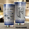 Gift For Army Gifts for Police Officers Gift For Mom Personalized Son To Mom Police Tumbler