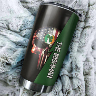 Skull Gift Irish Shop Irishman Skull Tumbler Irish Skull Tumbler Irish Root American Grown Tumbler