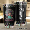 Gift For Mom Personalized Black Autism Mom Tumbler Autism Gift
