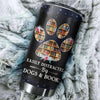 Easily Distracted by Dogs and Books Tumbler Gifts For Dog Lovers