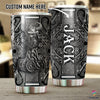 Gift For Viking Lover Viking Pattern Personalized Tumbler LN