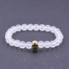 Natural Rock Stone Skull Head Bracelets
