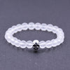 Natural Rock Stone Skull Head Bracelets