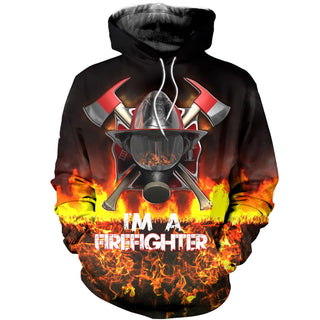 3D Firefighter Printed Hoodie 011 - designfullprint
