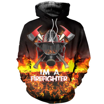 3D Firefighter Printed Hoodie 011 - designfullprint
