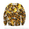 Honeycomb Bee Hoodie Pullover Zip Up Hoodie and Sweater Tshirt US Unisex Size HG
