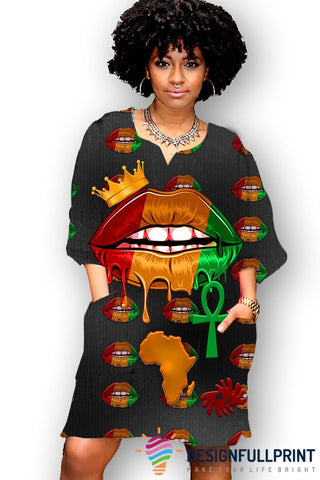 Black Pride African Culture Black Queen Pride Dashiki Dress LN