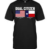Dual Citizen American Liberty Or Death 1976 Texas Come And Take It 1986 T-shirt - designfullprint