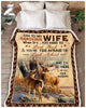 BLANKET DEER To My Wife Look Right Beside You Ver2