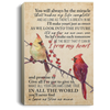 Canvas CAdinals GeoRge StraiT I Cross My Heart You Will Always Be The Miracle Canvas Art and Poster HG