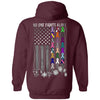 No One Fights Alone Breast Cancer Awareness Back Front Ultra Cotton Shirt