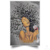 Black Pride Black Queen With Wine African American Girl Poster HG Afro Proud Black Power Movement History