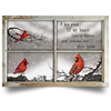 A Big Piece Of My Heart Live In Heaven Red Cardinals On The Snow Poster LH Memorial Gifts
