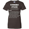Swimming Coach Definition Funny Ladies' 100% Cotton T-Shirt - designfullprint
