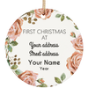 Personalized Ceramic Circle Ornament 13 - designfullprint