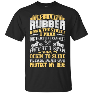 As I Lay Rubber On The Street Christian Biker Ultra Cotton T-Shirt - designfullprint
